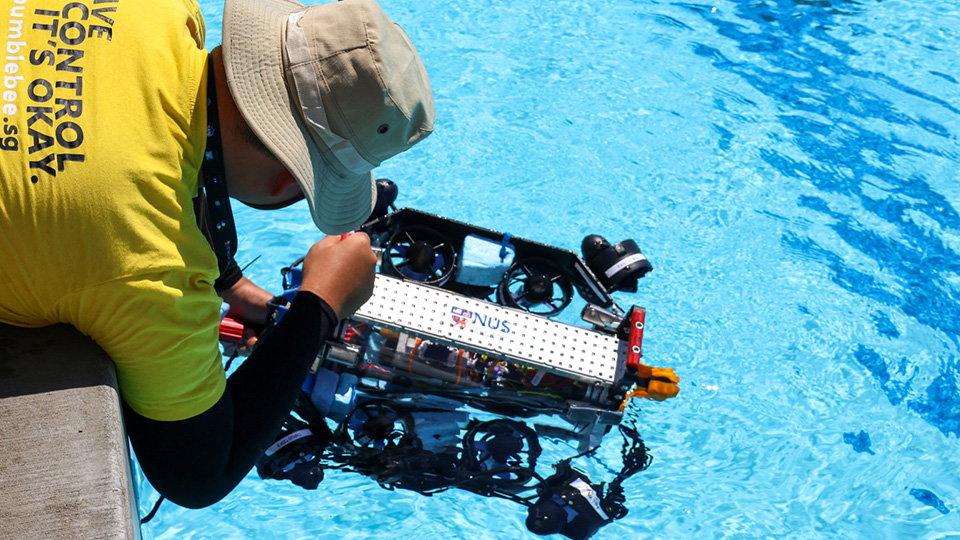 NUS Team Bumblebee crowned champion of RoboSub 2025