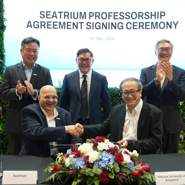 Seatrium Professorship at our NUS College of Design and Engineering